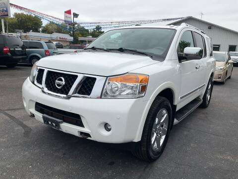2011 Nissan Armada for sale at Steves Auto Sales in Cambridge MN