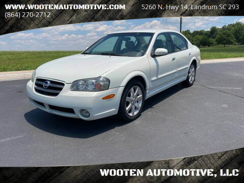 2002 Nissan Maxima for sale at WOOTEN AUTOMOTIVE, LLC in Landrum SC