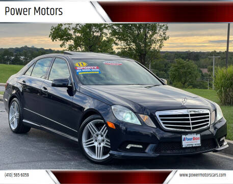 2011 Mercedes-Benz E-Class for sale at Power Motors in Halethorpe MD