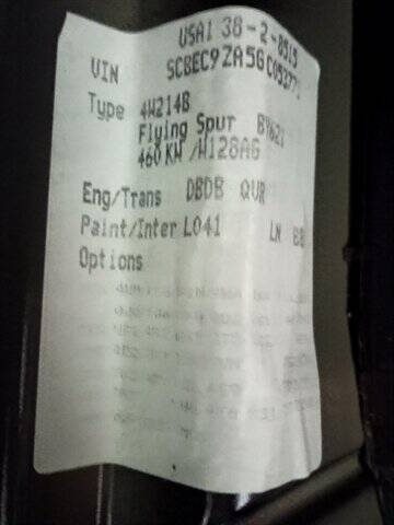 2016 Bentley Flying Spur W12