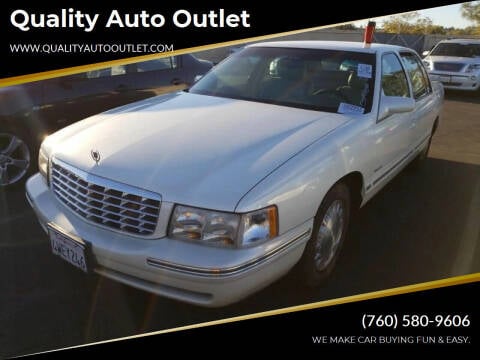 1998 Cadillac DeVille for sale at Quality Auto Outlet in Vista CA