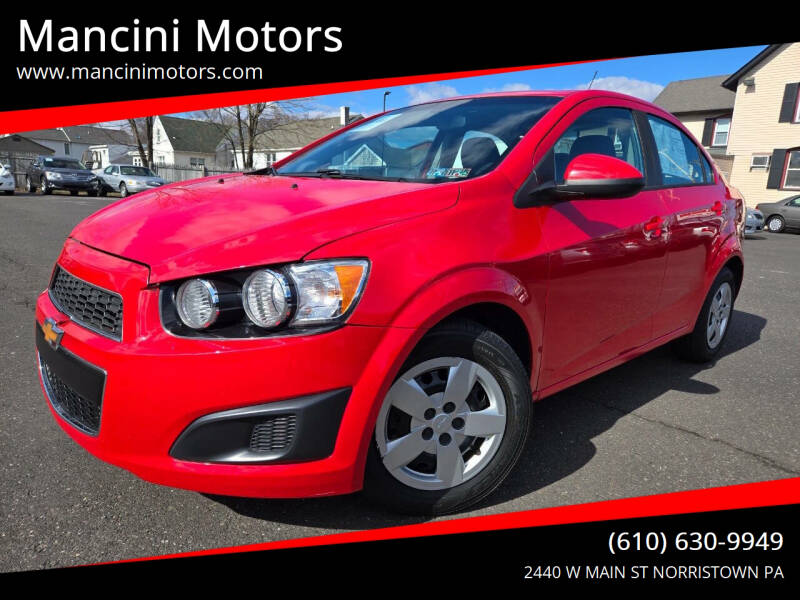 2015 Chevrolet Sonic for sale at Mancini Motors in Norristown PA