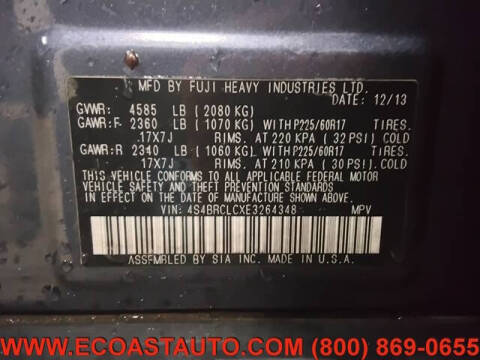 2014 Subaru Outback 2.5i Limited