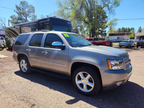 2012 Chevrolet Tahoe for sale at JJ's Adobe Auto Inc in Casa Grande AZ