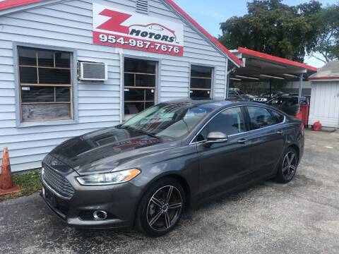 2015 Ford Fusion for sale at Z Motors in North Lauderdale FL