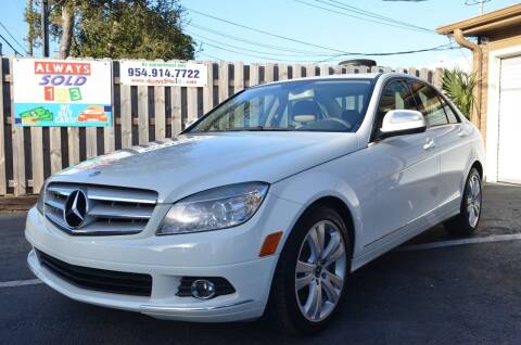 2009 Mercedes-Benz C-Class for sale at ALWAYSSOLD123 INC in Fort Lauderdale FL
