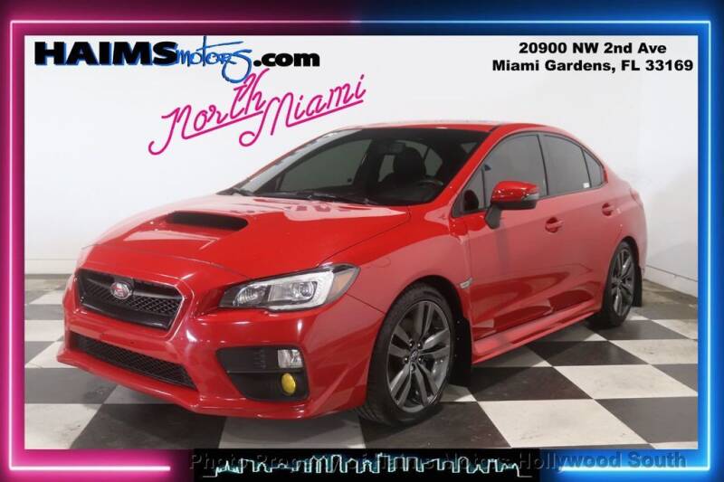 2016 Subaru WRX for sale at Haims Motors - Hollywood South in Hollywood FL