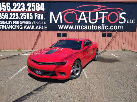 2014 Chevrolet Camaro for sale at MC Autos LLC in Pharr TX