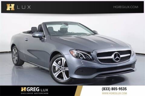 2018 Mercedes-Benz E-Class for sale at HGREG LUX EXCLUSIVE MOTORCARS in Pompano Beach FL