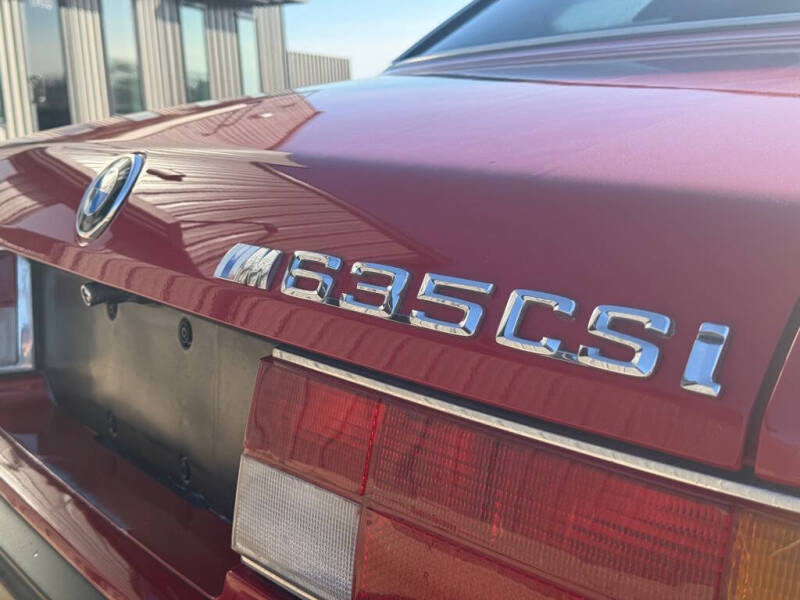 1989 BMW 6 Series 635CSi