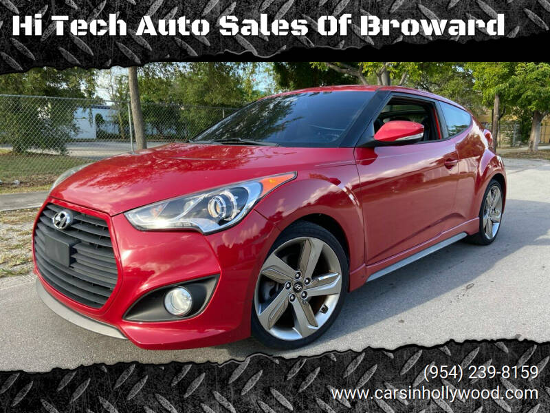 2013 Hyundai Veloster for sale at Hi Tech Auto Sales Of Broward in Hollywood FL