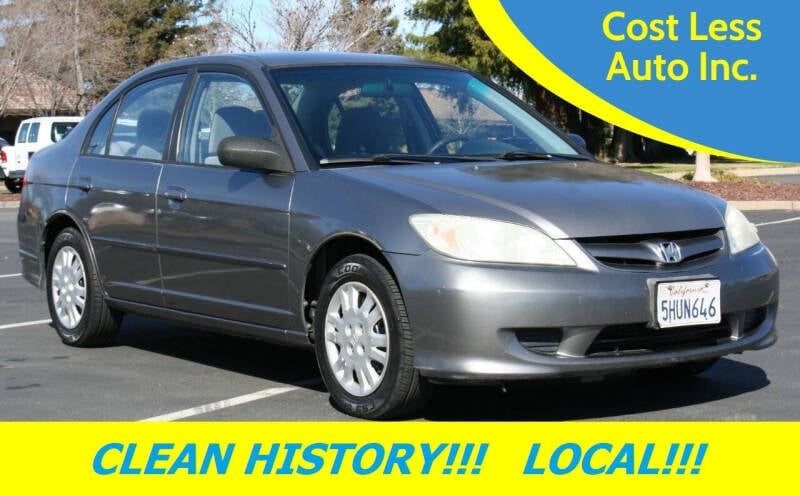 2004 Honda Civic for sale at Cost Less Auto Inc. in Rocklin CA