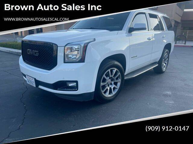 2015 GMC Yukon for sale at Brown Auto Sales Inc in Upland CA