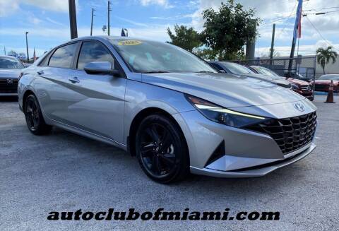 2021 Hyundai Elantra for sale at AUTO CLUB OF MIAMI, INC in Miami FL