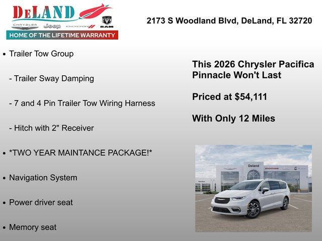 2026 Chrysler Pacifica Pinnacle