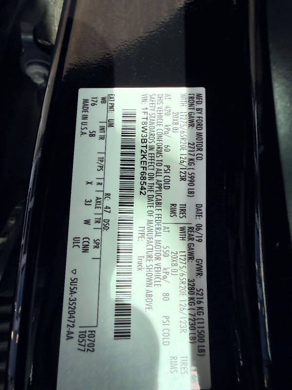 2019 Ford F-350 Super Duty Lariat