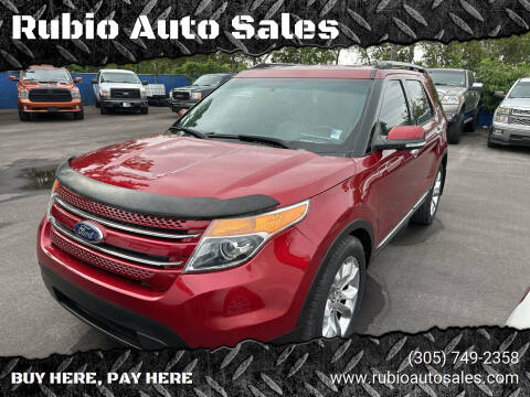 2014 Ford Explorer for sale at Rubio Auto Sales in Homestead FL