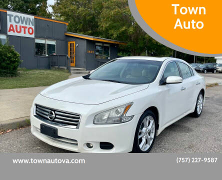 2012 Nissan Maxima for sale at Town Auto in Chesapeake VA