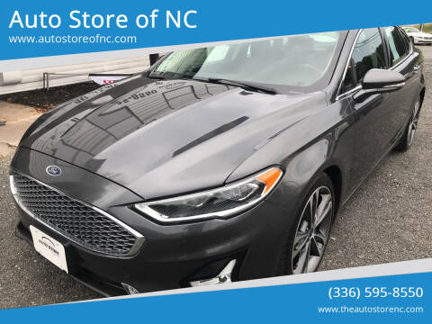 2020 Ford Fusion for sale at Auto Store of NC in Walnut Cove NC