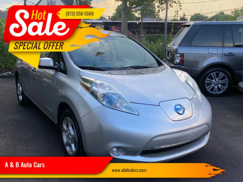 2013 Nissan LEAF for sale at A & B Auto Cars in Newark NJ