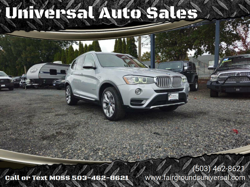 Used 2016 BMW X3 xDrive28i with VIN 5UXWX9C55G0D95032 for sale in Salem, OR