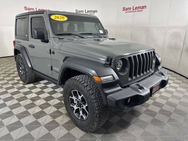 Used 2020 Jeep Wrangler Sport with VIN 1C4GJXAN2LW268788 for sale in Bloomington, IL