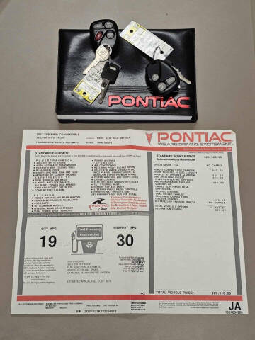 2002 Pontiac Firebird