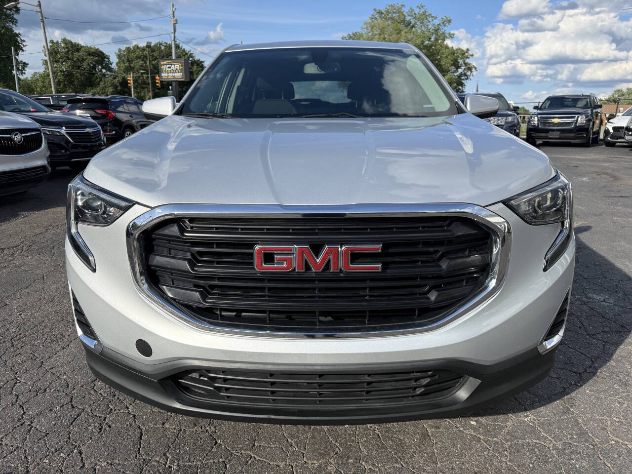 Silver 2019 GMC Terrain SLE SLE 4dr SUV 2