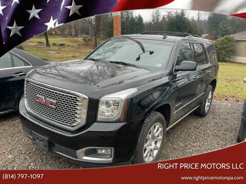 2015 GMC Yukon for sale at Right Price Motors LLC in Cranberry PA