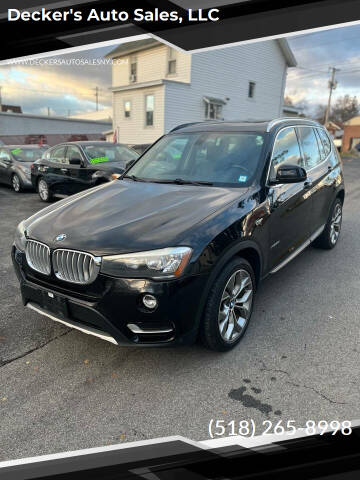 2016 BMW X3 for sale at Decker's Auto Sales, LLC in Schenectady NY