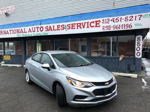 2017 Chevrolet Cruze for sale at International Auto Sales and Service in Detroit MI