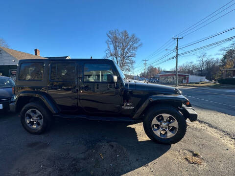 2016 Jeep Wrangler Unlimited for sale at Connecticut Auto Wholesalers in Torrington CT