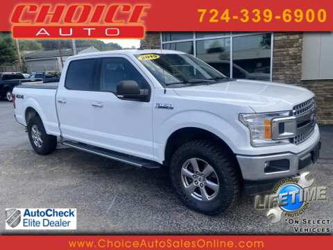 2019 Ford F-150 for sale at CHOICE AUTO SALES in Murrysville PA