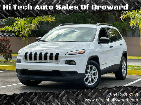 2017 Jeep Cherokee for sale at Hi Tech Auto Sales Of Broward in Hollywood FL