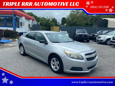 2013 Chevrolet Malibu for sale at TRIPLE RRR AUTOMOTIVE LLC in Jacksonville FL