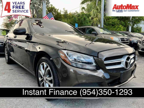 2016 Mercedes-Benz C-Class for sale at Auto Max in Hollywood FL