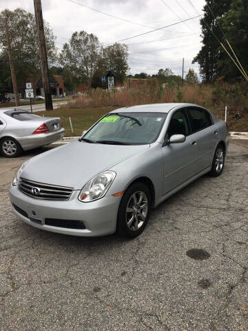 2006 Infiniti G35 for sale at Georgia Certified Motors in Stockbridge GA