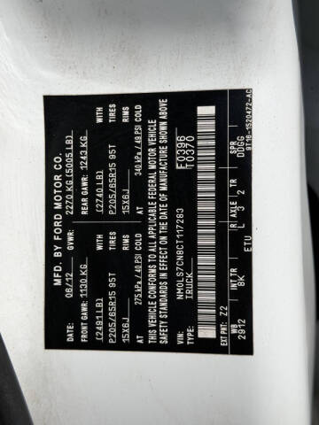 2012 Ford Transit Connect XL