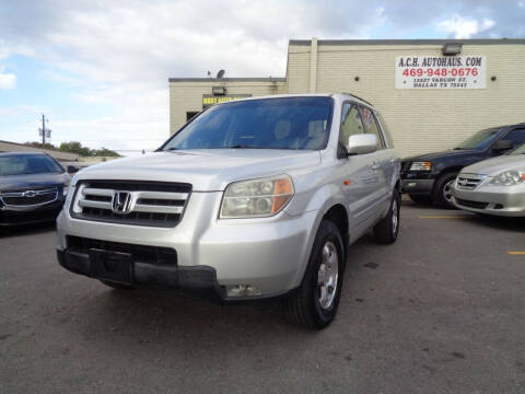 2008 Honda Pilot for sale at ACH AutoHaus in Dallas TX