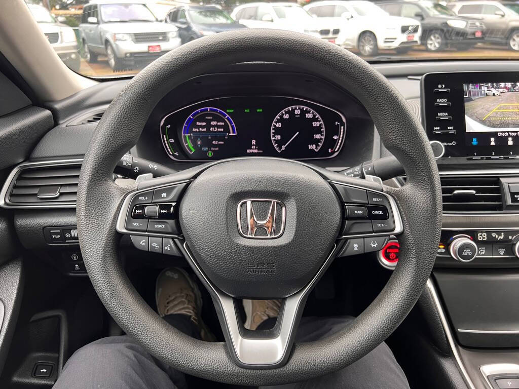 2020 Honda Accord Hybrid for sale at PLATINUM AUTO SALES INC in Lacey, WA