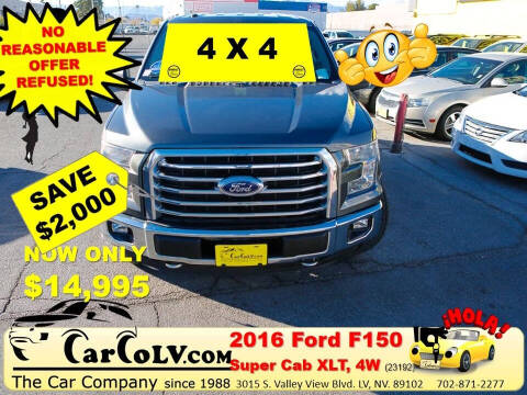 2016 Ford F-150 for sale at The Car Company - No Reasonable Offer Refused in Las Vegas NV