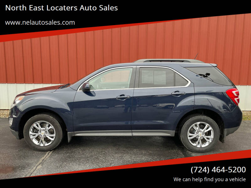 2016 Chevrolet Equinox for sale at North East Locaters Auto Sales in Indiana PA