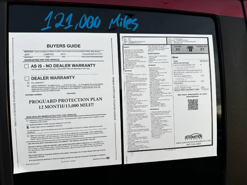 2015 Jeep Compass Latitude