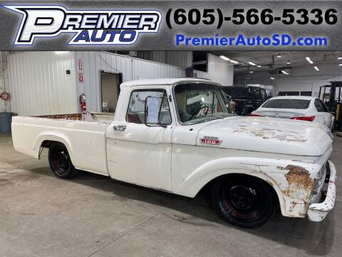 1963 Ford F-100 for sale at Premier Auto in Sioux Falls SD