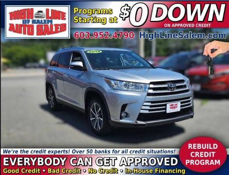 2019 Toyota Highlander for sale at High Line Auto Sales of Salem in Salem NH