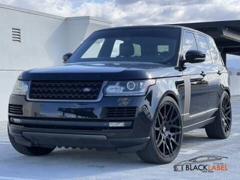 2013 Land Rover Range Rover for sale at BLACK LABEL AUTO FIRM in Riverside CA