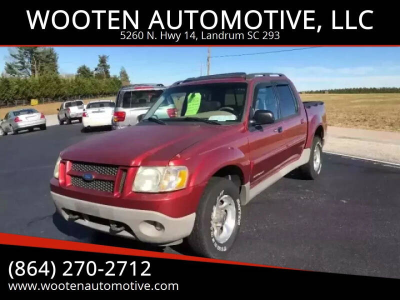 2002 Ford Explorer Sport Trac for sale at WOOTEN AUTOMOTIVE, LLC in Landrum SC