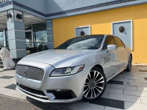 2018 Lincoln Continental for sale at Paradise Motor Sports LLC in Lexington KY