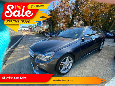 2014 Mercedes-Benz E-Class for sale at Cherokee Auto Sales in Acworth GA