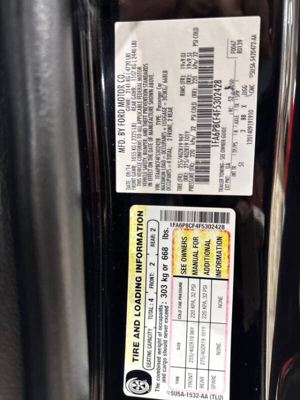 2015 Ford Mustang GT Premium